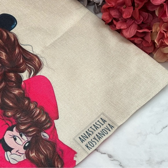 Eco-Friendly Mama Minnie Mouse with Little Baby Mouse Folding Tote Bag - Picture 10 of 15